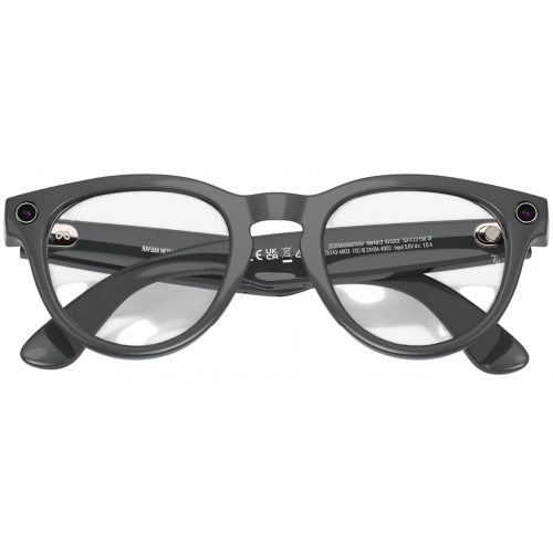Умные очки Ray-Ban Meta* Headliner Gen 2 Shiny Asteroid Grey, Фотохромные линзы Clear to Emerald Transitions (RW4013), размер M